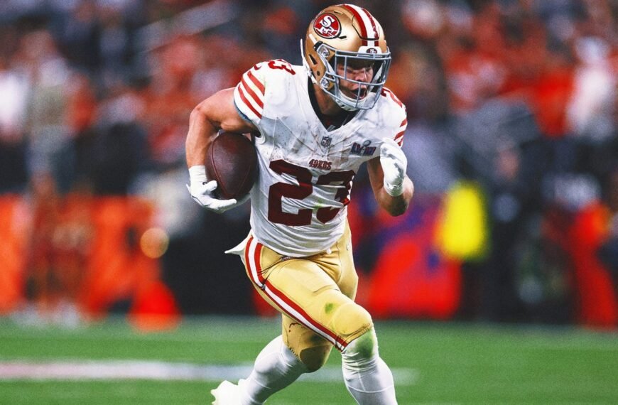 49ers RB Christian McCaffrey reportedly a long shot to play vs. Vikings