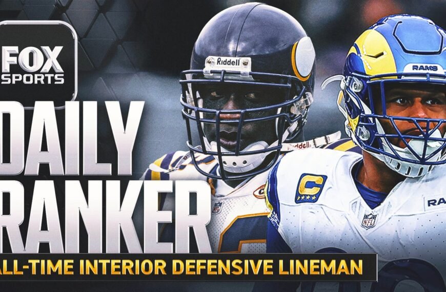 Who are the 10 greatest interior defensive linemen of all time?