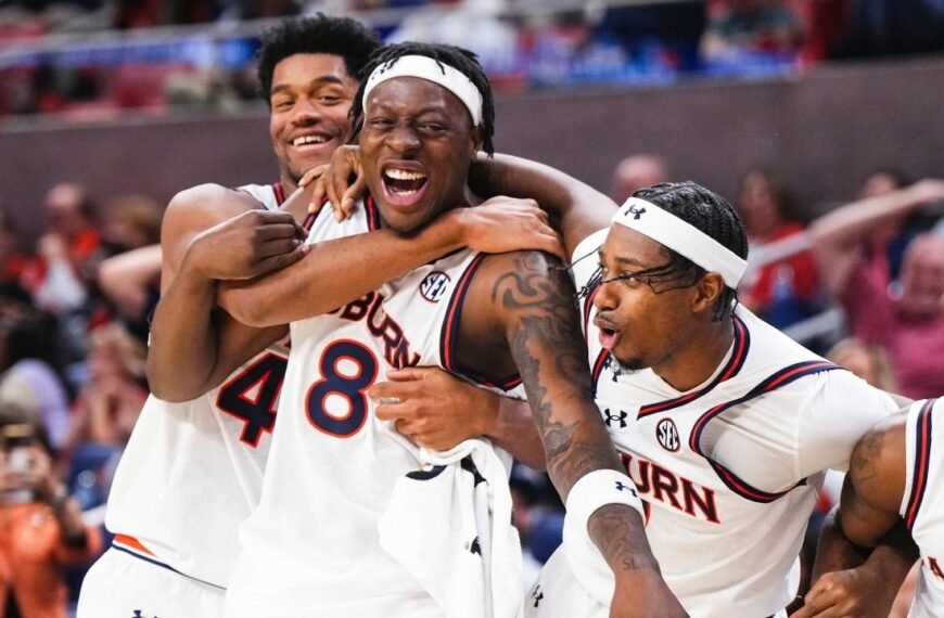 Auburn leaps Tennessee for top spot in men’s basketball Power 37 rankings