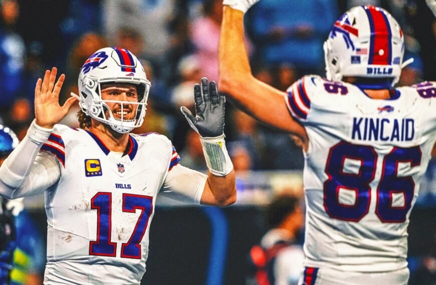 Bills offensive line makes its MVP choice clear with Josh Allen’s Christmas gift