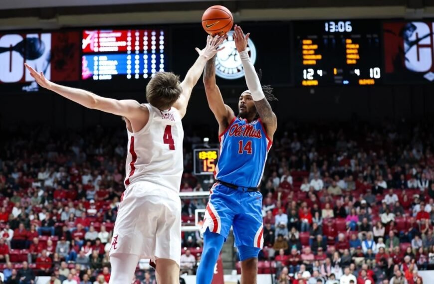 Ole Miss upsets No. 4 Alabama, No. 5 Florida falls in packed night of men’s hoops